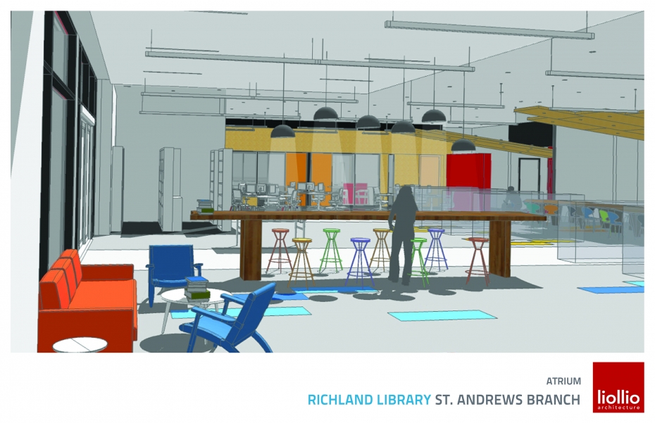 Richland Library St. Andrews St. Andrews Library Atrium